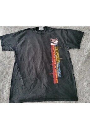 Vintage Dale Earnhardt Competitors View Black T Shirt Racing Dominance NASCAR L